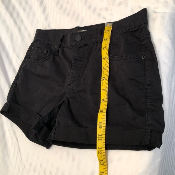 Mother The Dropout Cuff Short Island Fever Black Size 24 - Picture 11 of 16